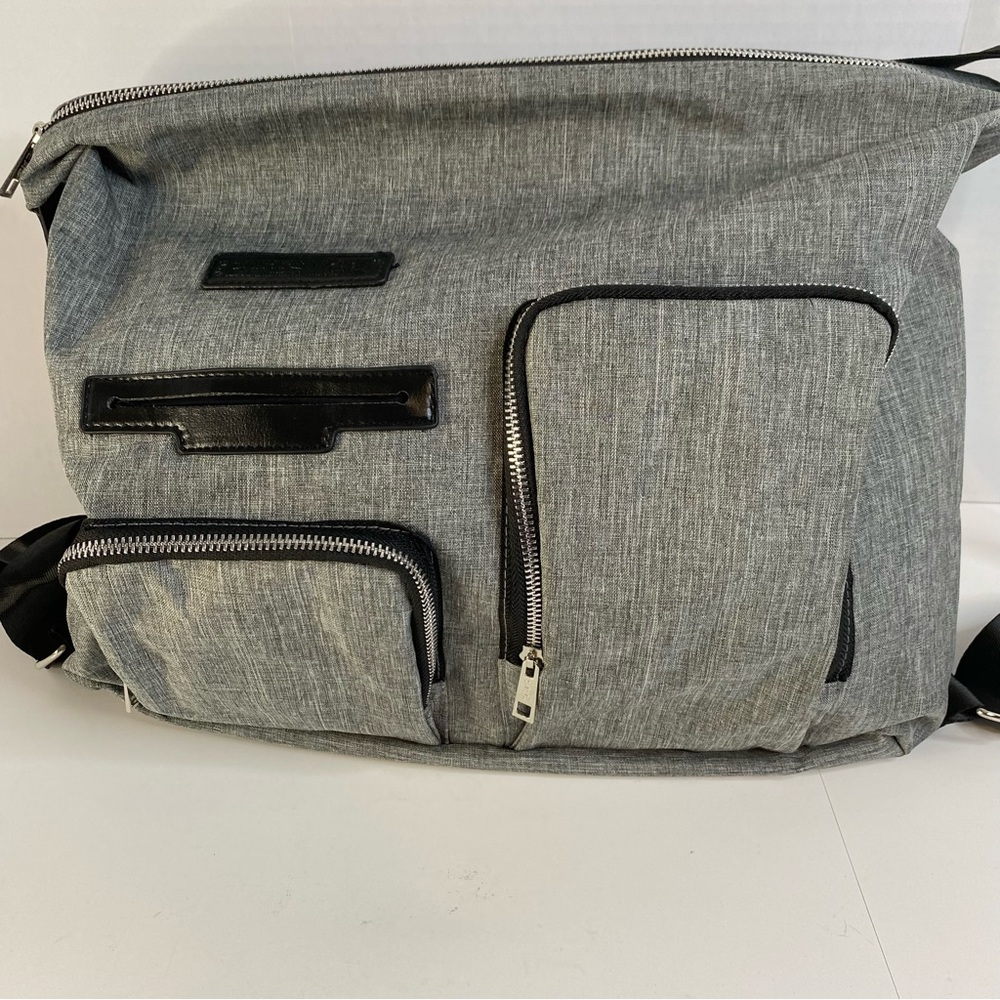 CRG Prestige Lightweight Gray with Black Trim Detail Travel/Laptop/Book Bag - Picture 3 of 7